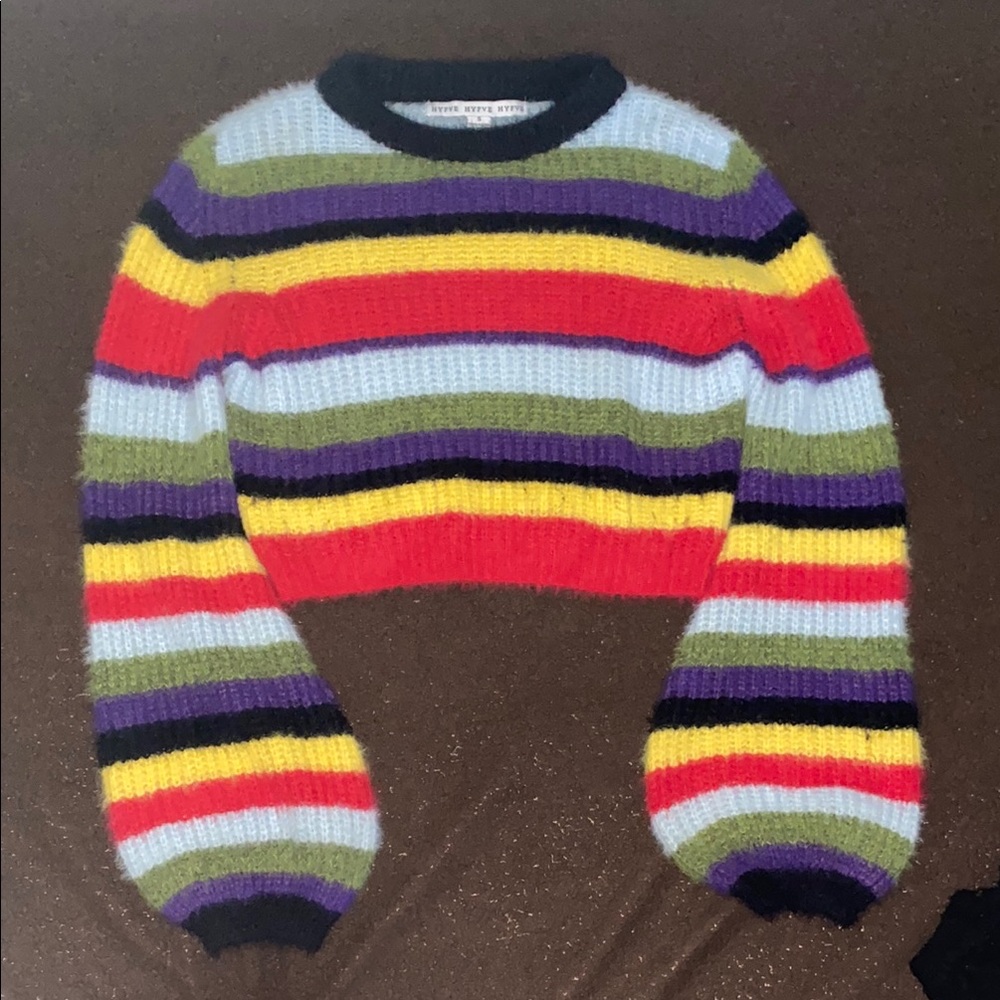 Colorful Striped Women's Sweater